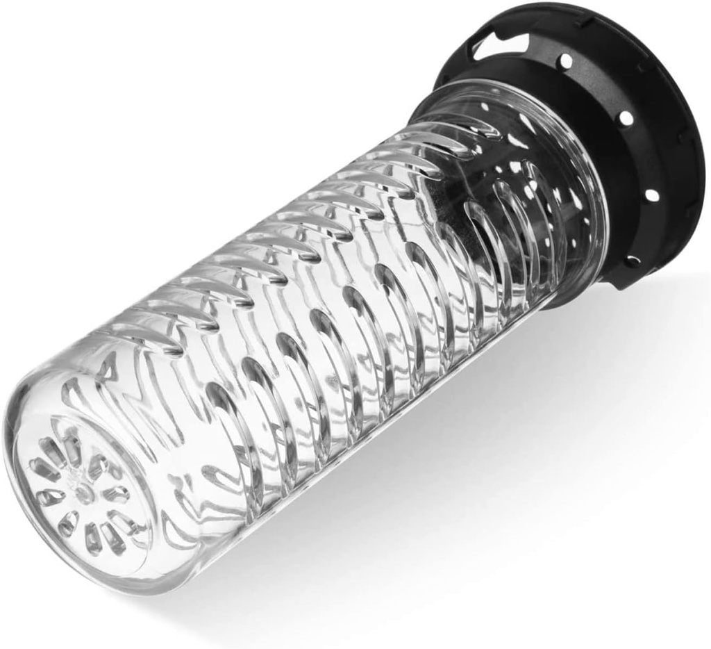 [720_03_infuser_lr_black] uberBottle Fruchtbehälter L / Black für 650-2000ml